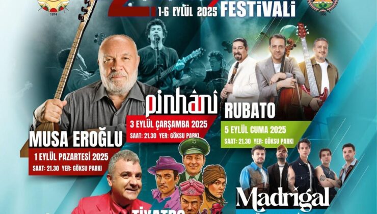 SİLİFKE’DE 52. ULUSLARARASI MÜZİK VE FOLKLOR FESTİVALİN 6’INCI SON GÜNÜ
